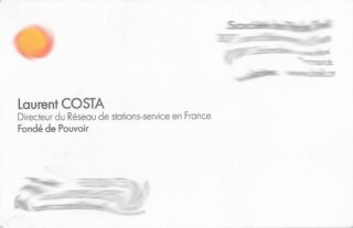 carte de visite shell verso